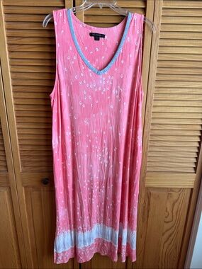DONNA KARAN Women's Sleepwear - Soft Pink Sleeveless V-Neck